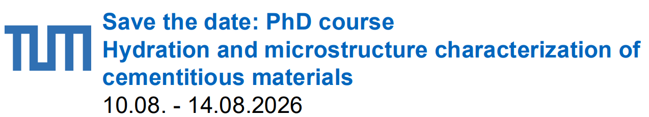 Hydration and Microstructure Characterisation of Cementitious Materials logo